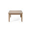 Table basse d'extérieur en bois d'acacia, brun clair, H 14 po x l 23,5 po x L 39,5 po
