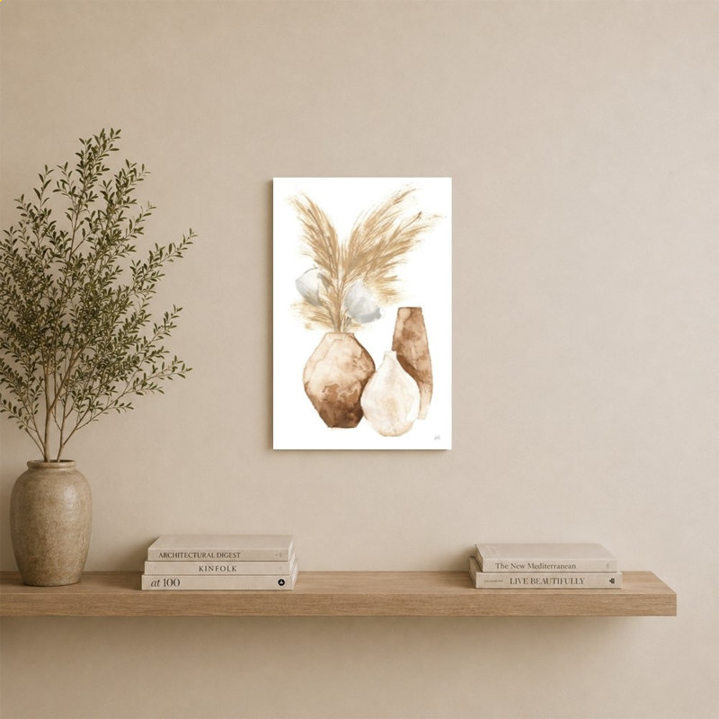 «Vase Gray Pods» par Chris Paschke - Impression sur toile, H 30 po x l 20 po, Wrapped Canvas, Ne s’applique pas