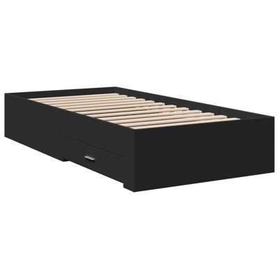 Vidaxl Bed Frame With Drawers Engineered Wood