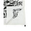 Tapisserie en coton pysch line art