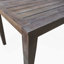 Ensemble de salle à manger 7 pièces pour l'extérieur, table en bois avec 6 chaises pour la pelouse, la cour, la terrasse du jardin, au bord de la piscine-1076329426