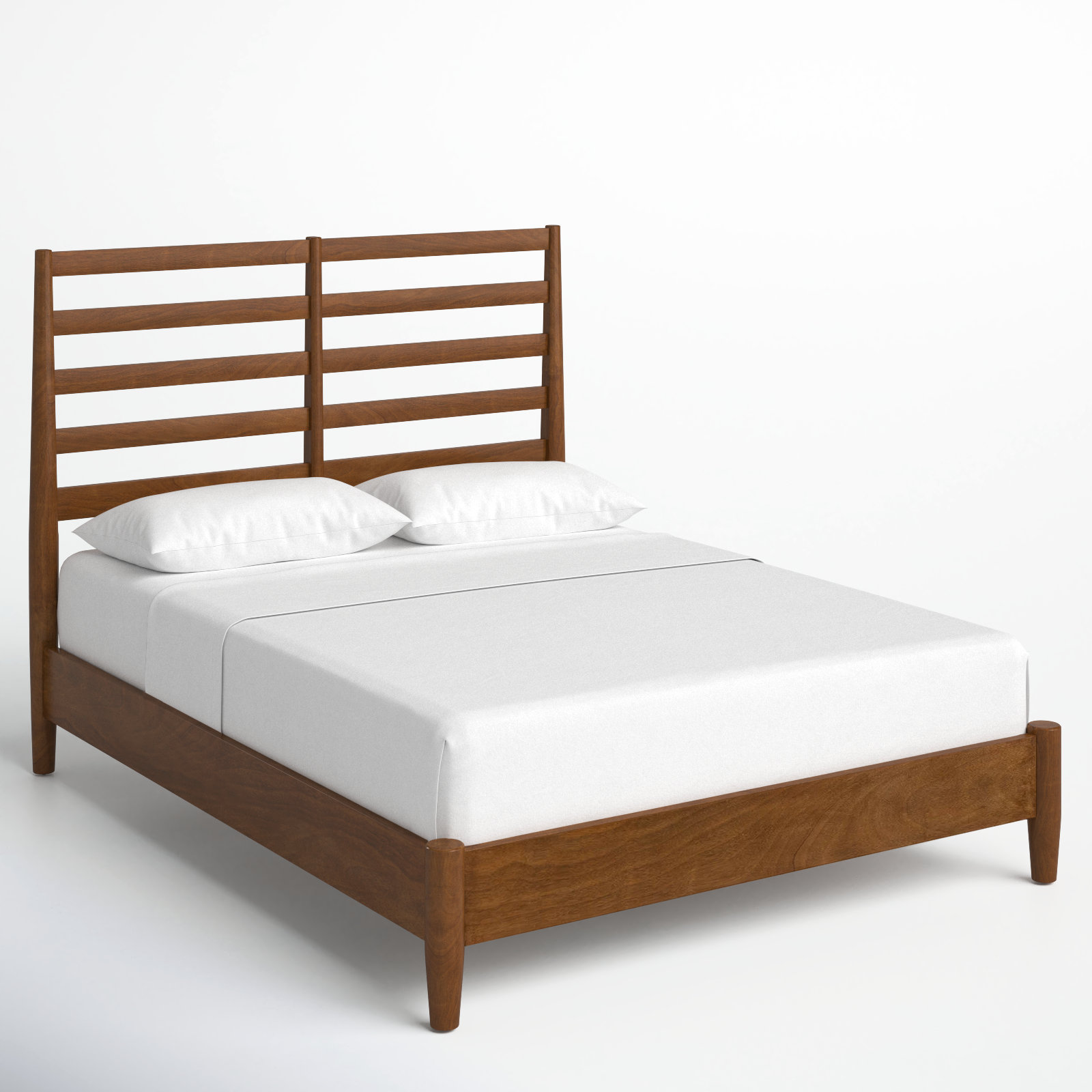Williams Slatted Bed, Queen, Chestnut