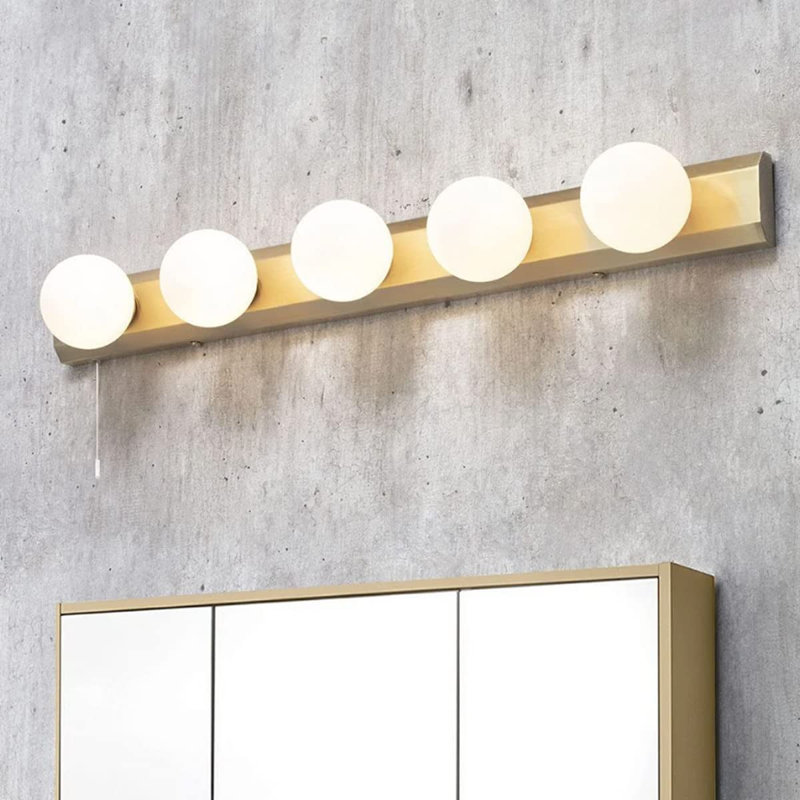 Brayson 5 - Light Bath Bar, Brass