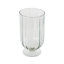 Porte-bougie nervuré en verre Perry and Grey-200086460