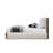Premium White Fabric Bed-560957358