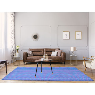 Chenille Geometric Indoor Rug