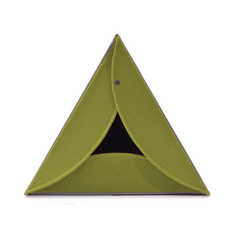 Orthopedic Microfibre Tent Pet Bed, Green