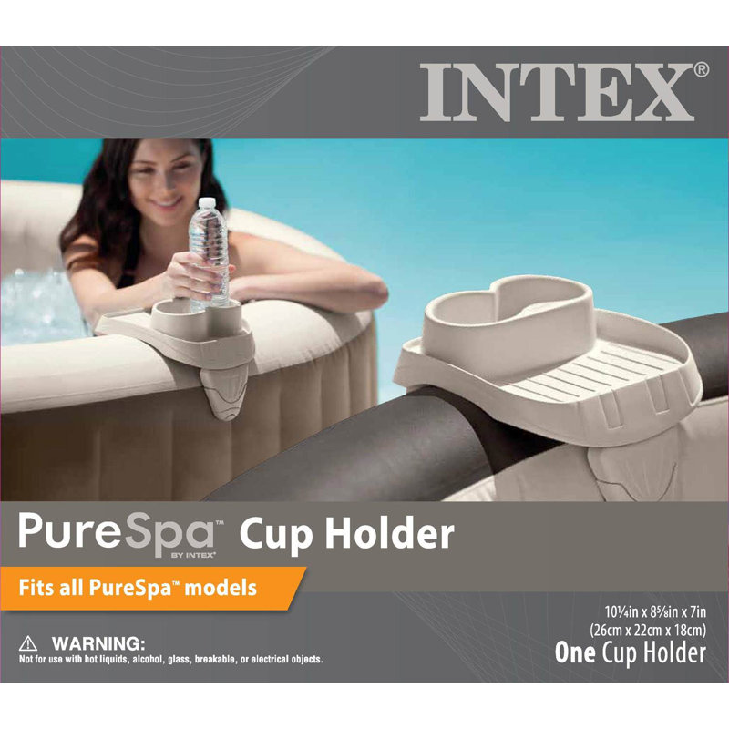 Intex PureSpa Attachable Cup Holder and Refreshment Tray Accessory