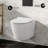 Calice Wall-Hung Toilet Bundle 0.8/1.6 GPF Dual Flush With Flush Plate-108927930
