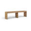 Console / bureau en bois massif et placage de chêne Avro