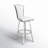 Aryana Contemporary Swivel Counter Stool w/ Design Back-761932870-761932865