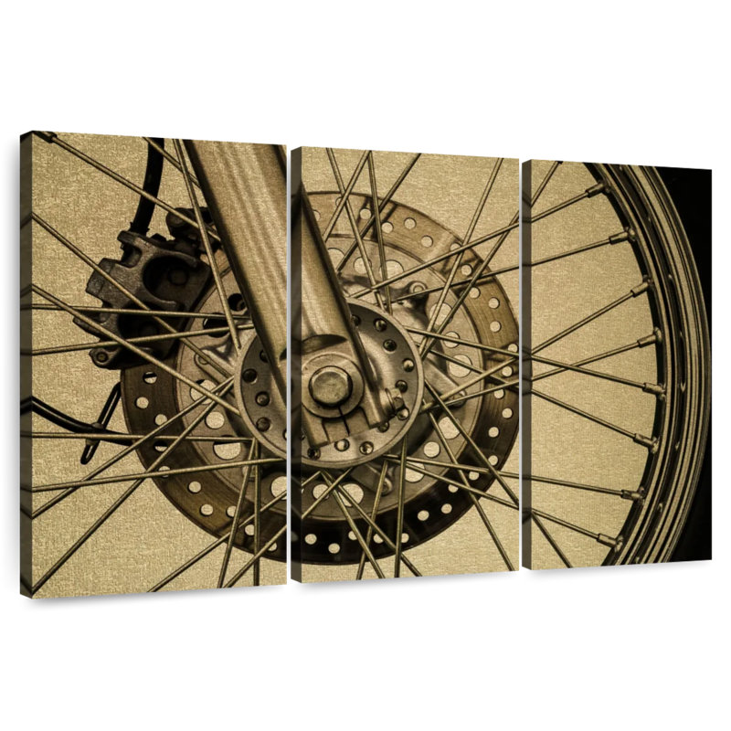 Roue de moto Mehar, H 28 po x l 45 po