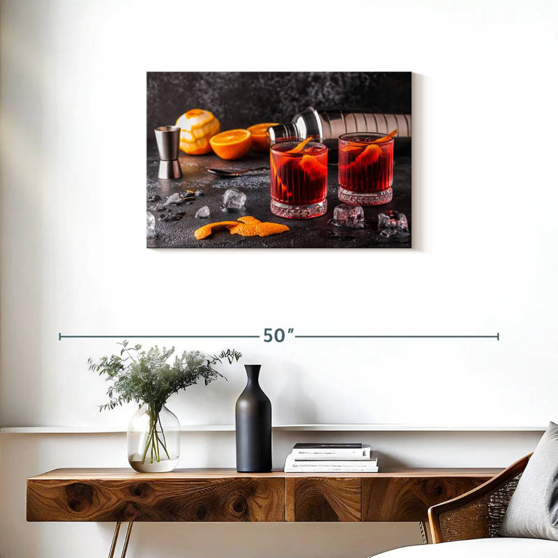 Yarlin Negroni For Two, 20" H x 30" W