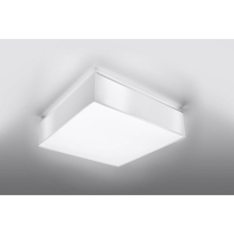 Brescia Plastic Flush Mount, White