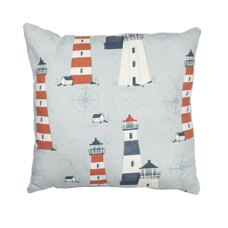 Seabeck Square Cushion Cover, 45cm H x 45cm W x 15cm D
