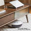 Table basse moderne et créative avec rangement en bois massif