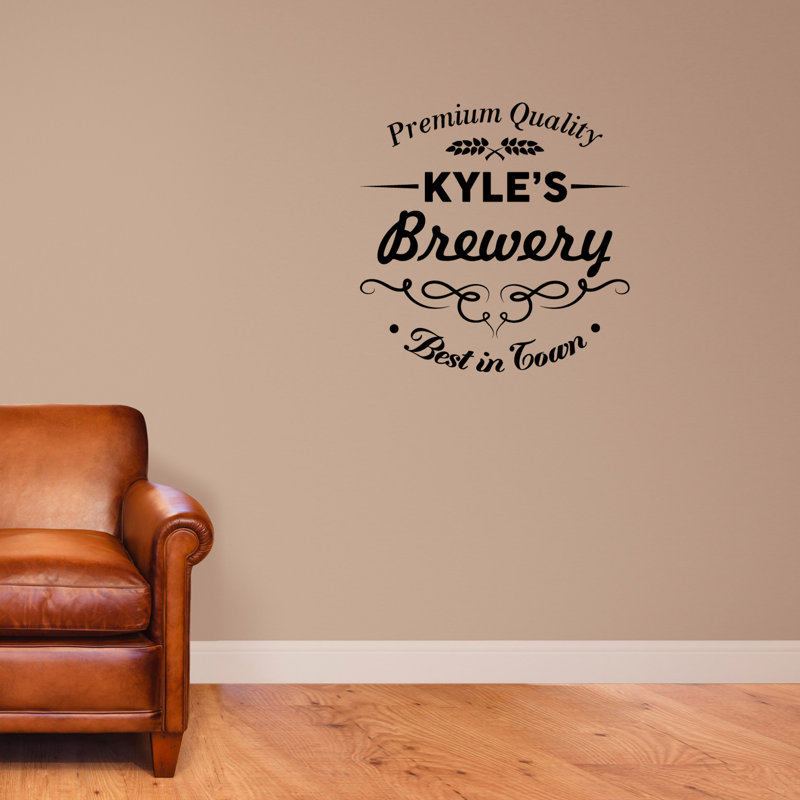 Jimison Food & Beverage Non-Wall Damaging Wall Decal, Black, Yes