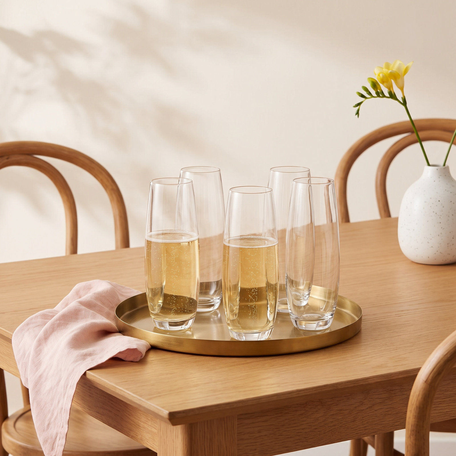 Laya Stemless Champagne Flute