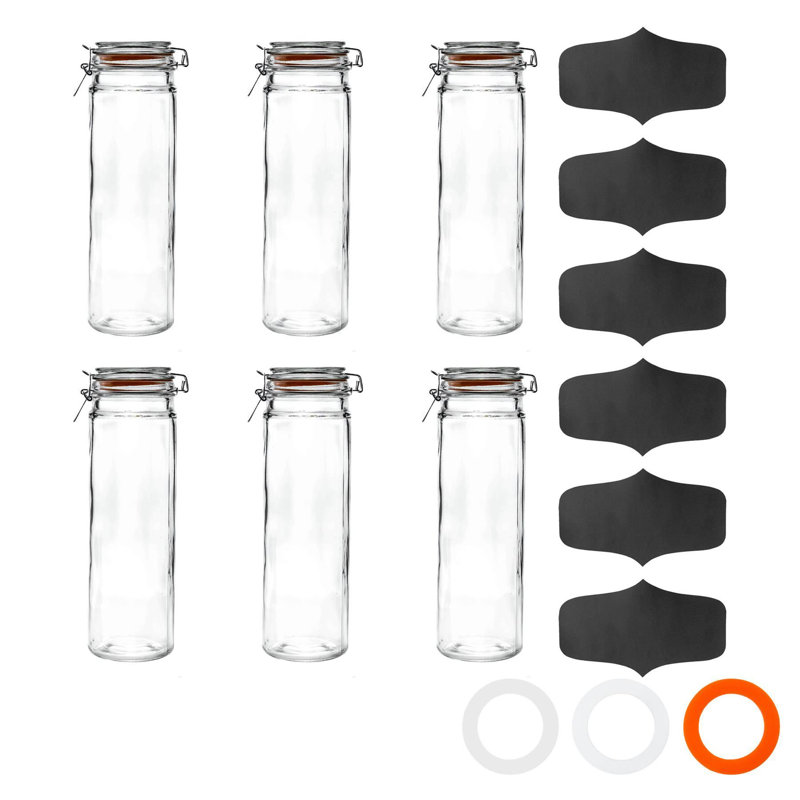 Glass Canister - Set of 6