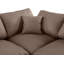 Canapé modulaire réversible de 200 po en similicuir-87141518