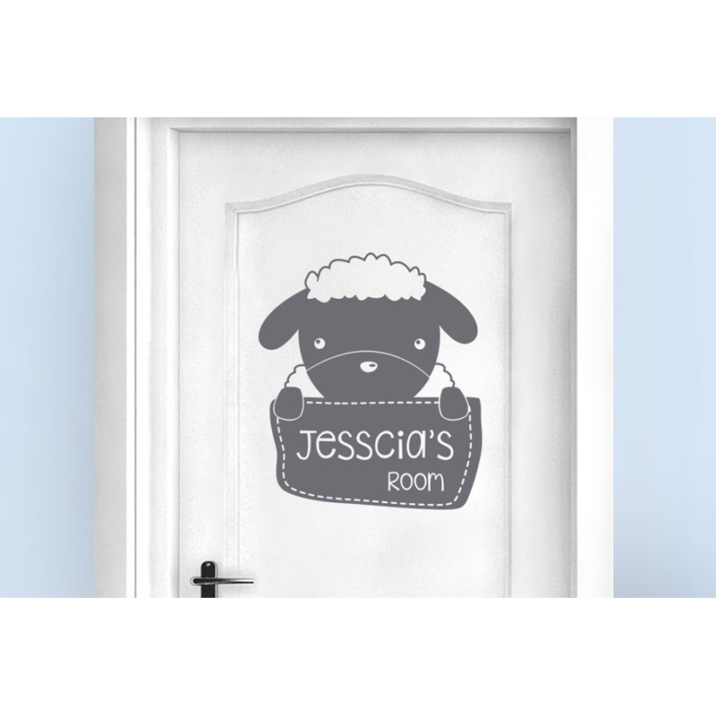 Animals Wall Decal, Grey