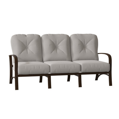 Fremont 75.25 " W Patio Sofa with Cushions