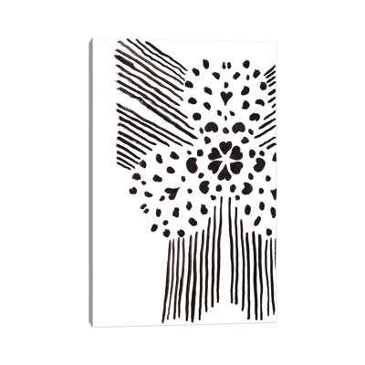«Black and White Design II» par Patricia Pinto, reproduction d'art sur toile tendue