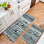 Ensemble de 2 planches de bois patinées, tapis de cuisine
