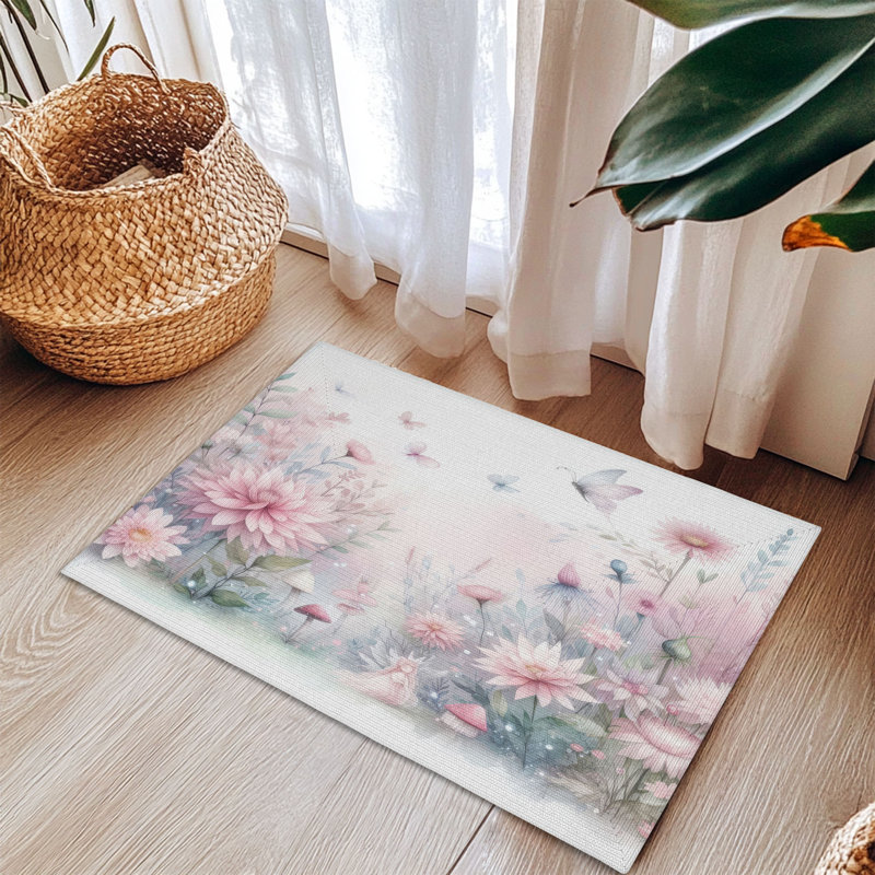 Tapis tressé Secret Bloom, Rectangulaire 3 pi x 5 pi