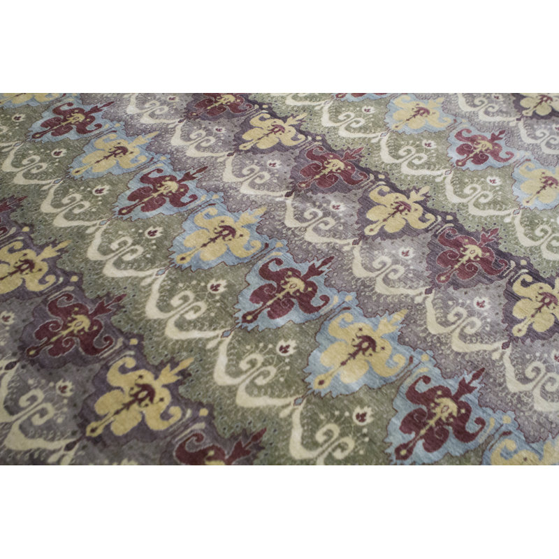 Cotton Ikat Area Rug