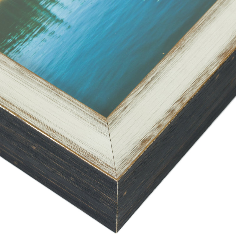 Wood Picture Frame, Silver, 24" x 36", Acrylic
