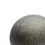 Ensemble de 3 boules décoratives, texture hachurée, céramique argent antique