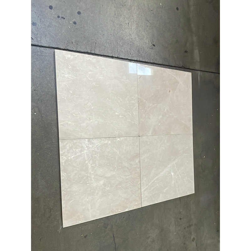 Crema 18" x 18" Marble Stone Look Wall & Floor Tile