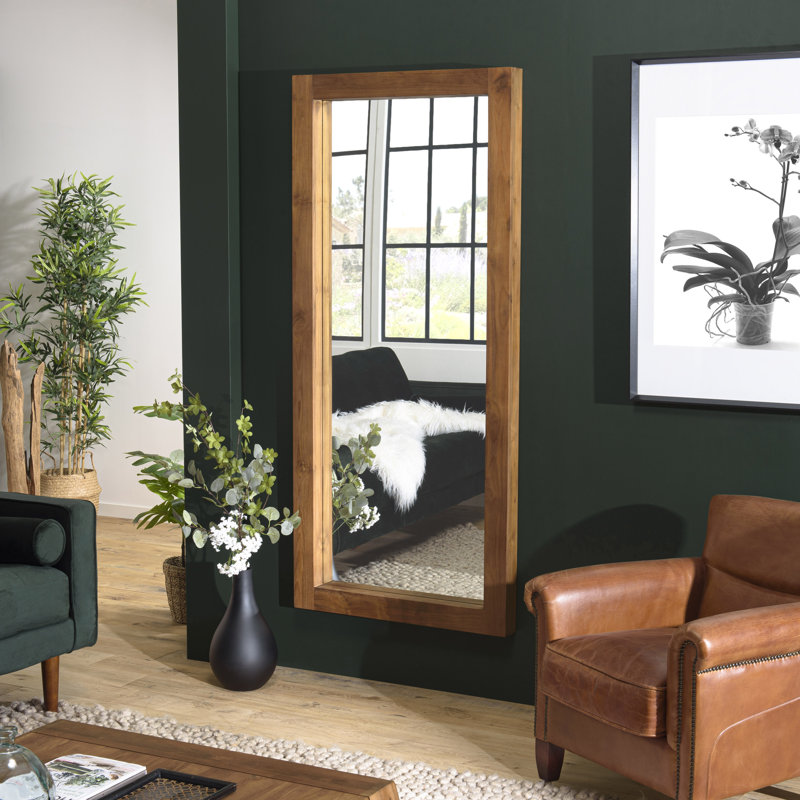 Ahrens Wood Wall Mirror