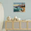 San Francisco Shoreline, art de la giclée encadrée, design par Amelia Noyes-114327180-114327182