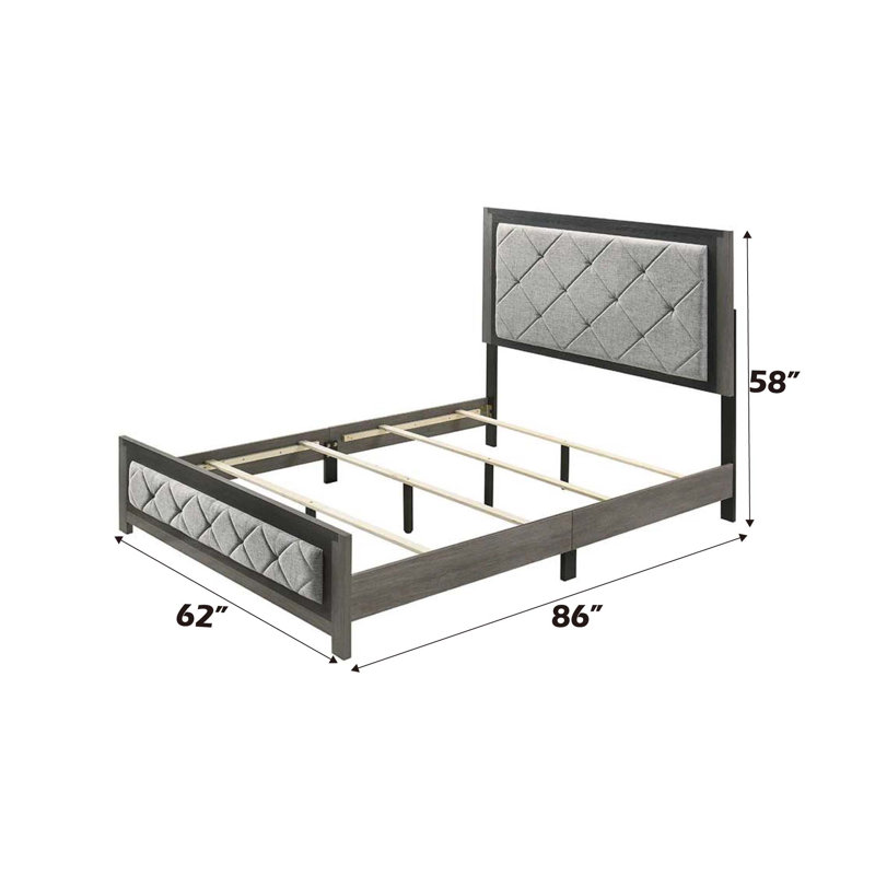 Linen Queen Bed