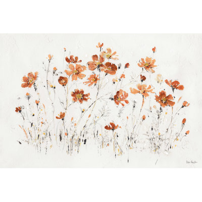 Fleurs sauvages I orange