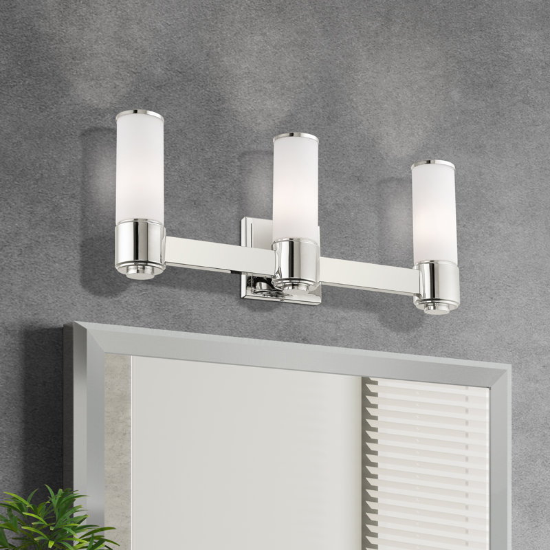 Baleria 3 - Light Dimmable Vanity Light, Polished Nickel