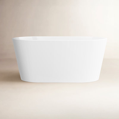 Iris 54" Freestanding Soaking Acrylic Bathtub
