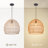 1-Light Rattan Pendant Light Single Natural-901811024