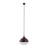 1 - Light Metal Rust Dome Vintage Pendant Light with Crystals
