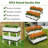 Set Of 4 Elevated Flower Vegetable Grow Planter Box