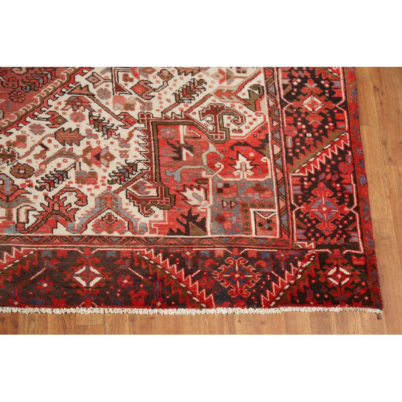 Tapis traditionnel géométrique rétro 10 x 13