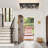 Flush Mount Ceiling Light Fixture,8-Light Black Farmhouse Flush Mount Light Fixture Kitchen Lights, 31" Metal Cage Closed To Ceiling Mounted Lights For Kitchen Hallway Entryway E26 Base-125845311-125845309