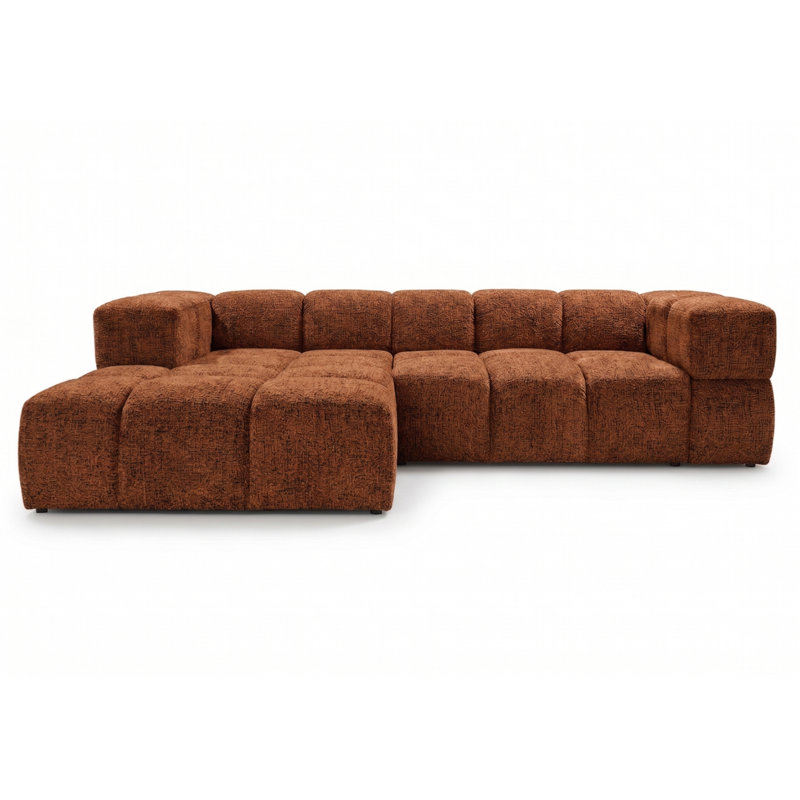 Rudalph 3 Seater Sectional, Left Hand Facing