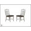 Ensemble de salle à manger extensible blanc antique 7 pièces avec chaises à dossier échelle, parfait pour les intérieurs classiques et modernes