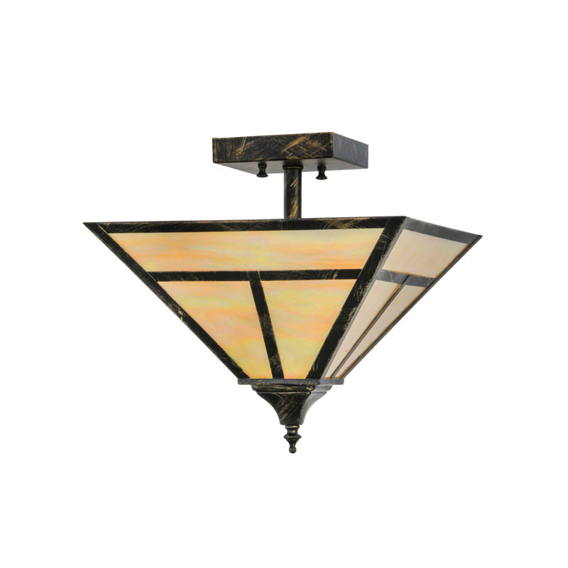 2 - Light Semi Flush Mount