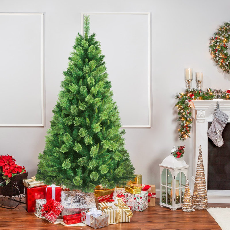 Arbre de Noël artificiel pin vert 6,5 pi