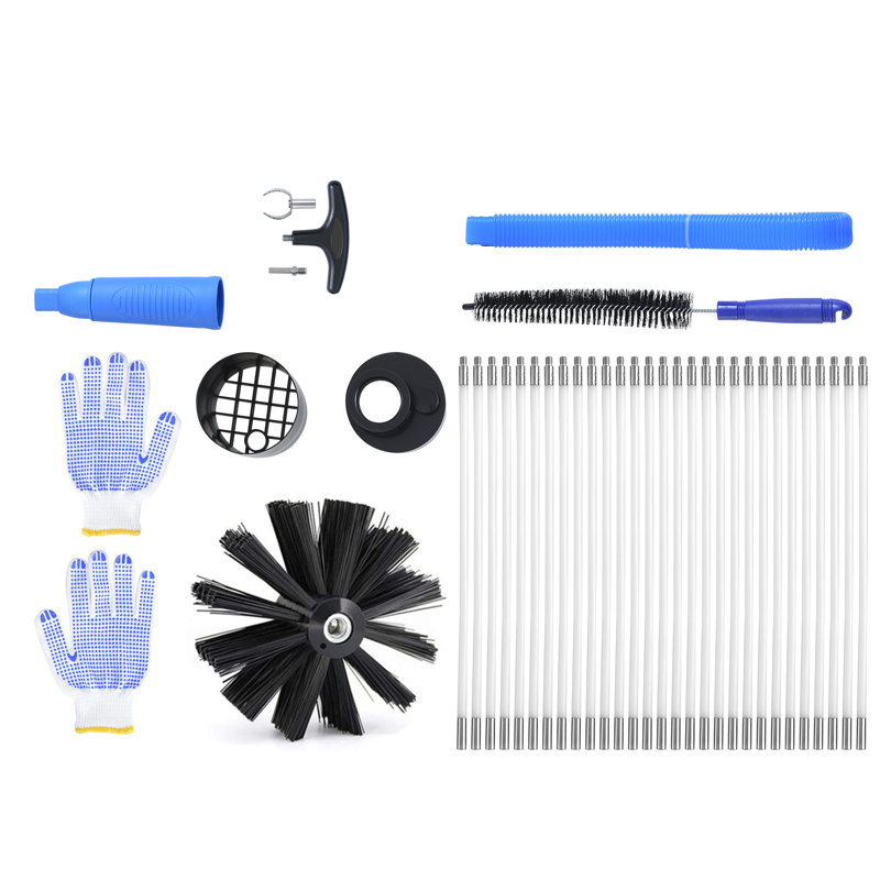 Brosses de nettoyage avec tête remplaçable, H 5,91 po x l 6,02 po x P 355,08 po