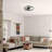 15.75" Low Profile Modern Style LED Ceiling Fan Light, APP+Remote Control, 6-Speed Fan, All Seasons-93722322-109247533-93722319